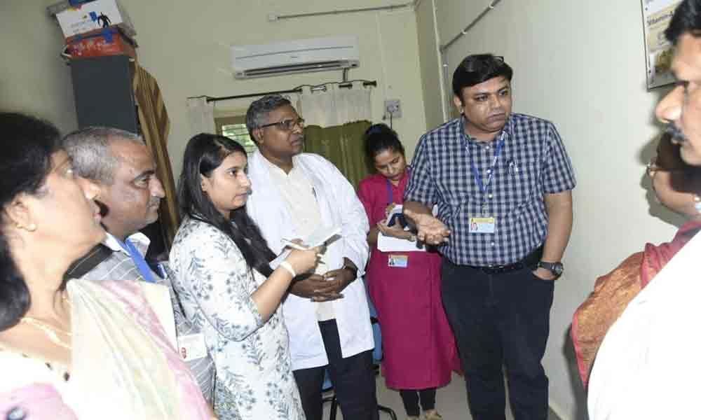 NCRPC technical team visits hostels, General Hospital  in Vizianagaram