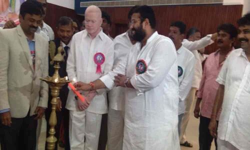 Pilli Subash Chandra Bose inaugurates mega job mela at  Adikavi Nannaya University