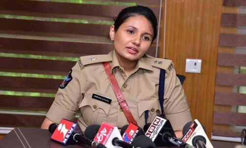 New ASP takes charge M Deepika in Kurnool