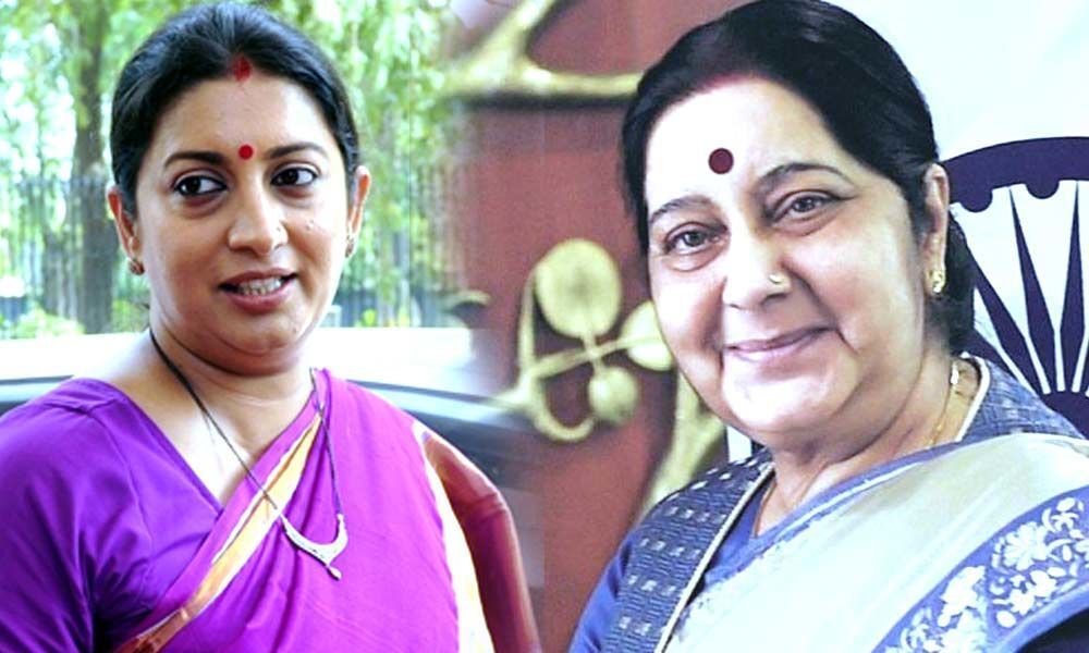 Smriti Irani recalls the promise of lunch with Sushma Swaraj