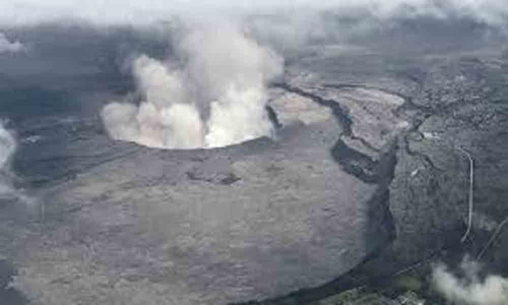 Scientists say water in a Hawaii volcano crater is hot