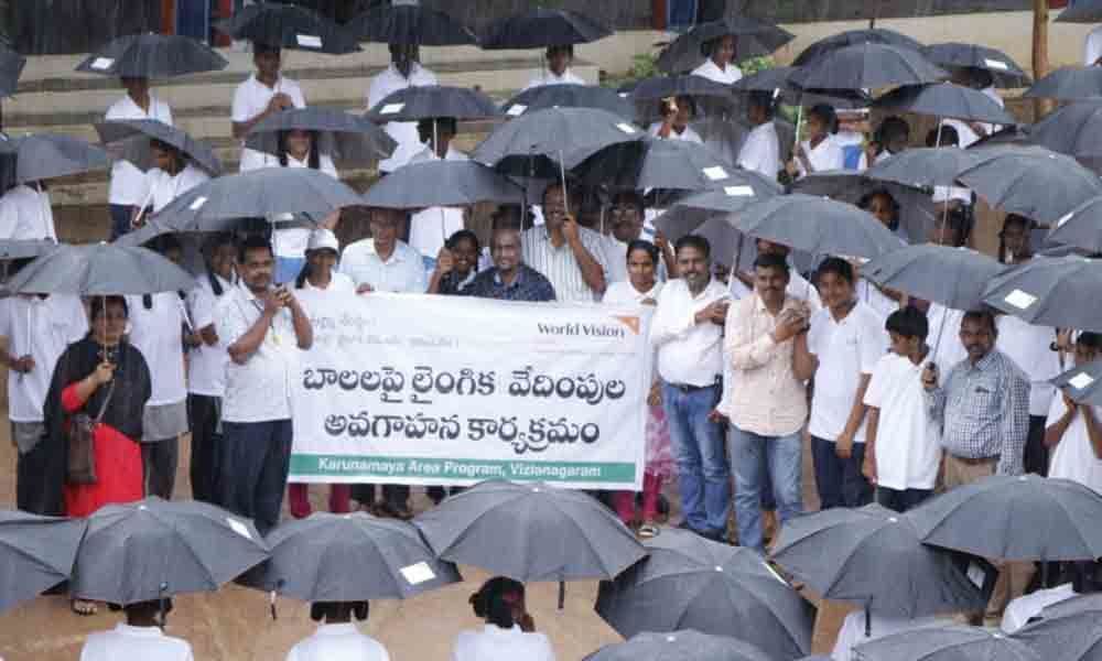 Awareness camp on child abuse held in Vizianagaram