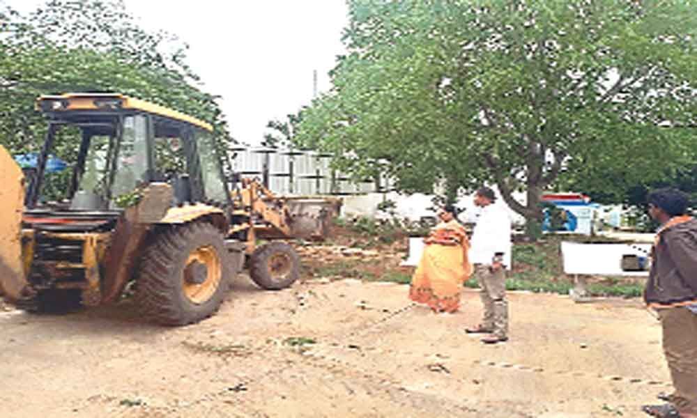 Katamayya temple premises cleaned