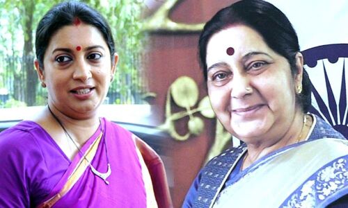 Smriti Irani recalls the promise of lunch with Sushma Swaraj