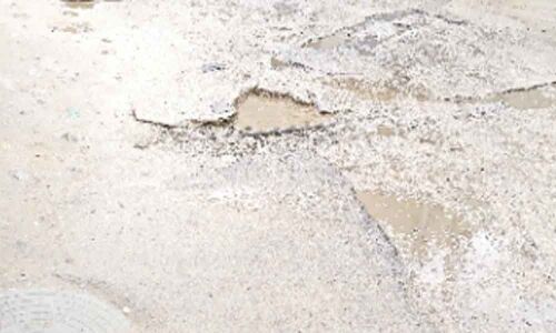 Bad roads rattle locals