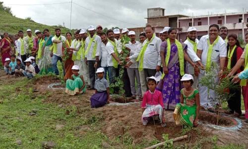 Haritha Haram in Pocharam village