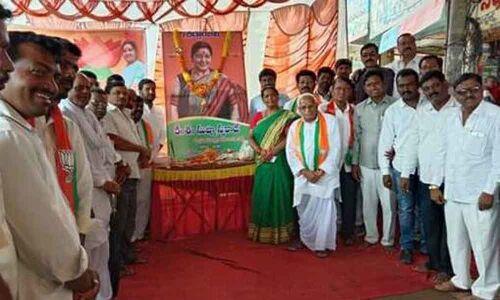 Sushma Swaraj played key role in state formation: BJP