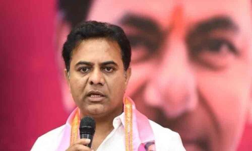 KTR pays tribute to Sushma Swaraj