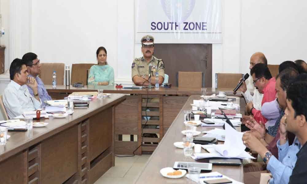 CP Anjani Kumar holds meet on Bakrid security