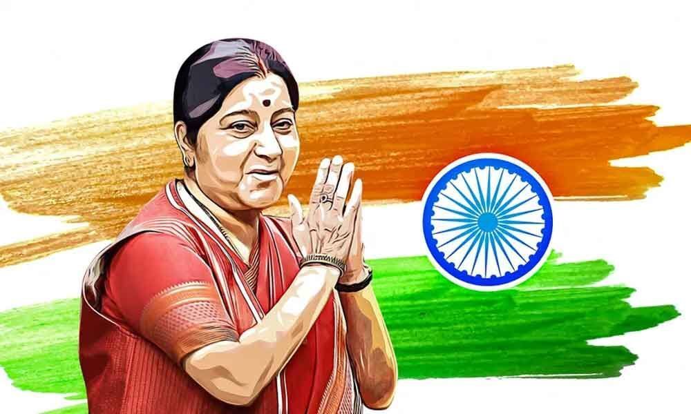 Sushma demise termed a great loss to nation