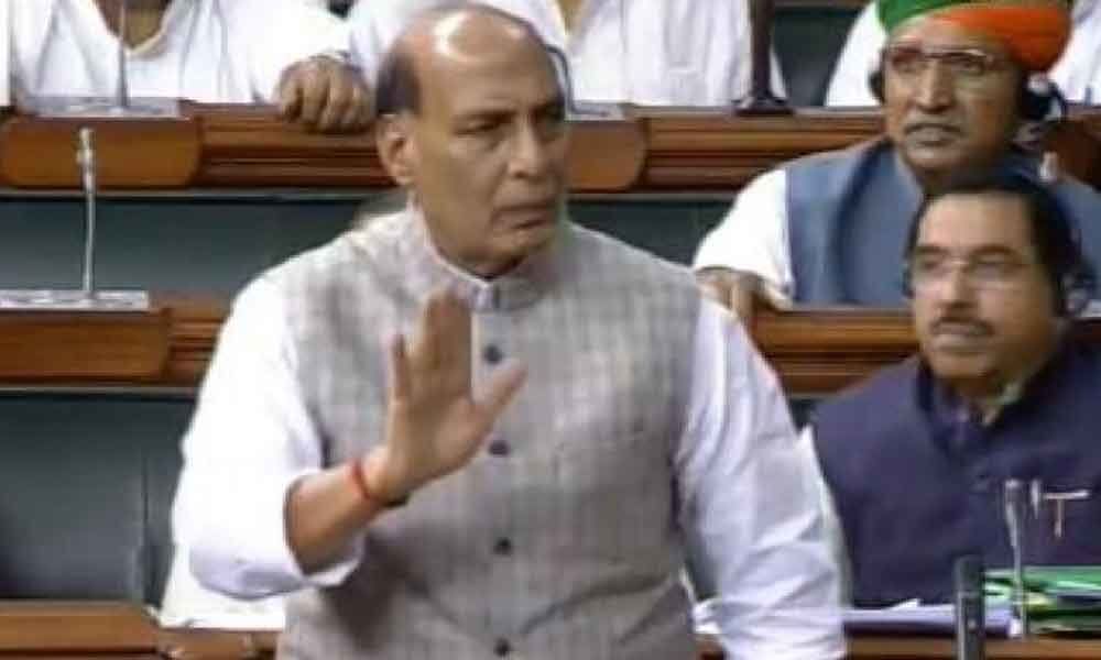 Groundwork for decisions on J&K began during tenure of previous government Rajnath Singh
