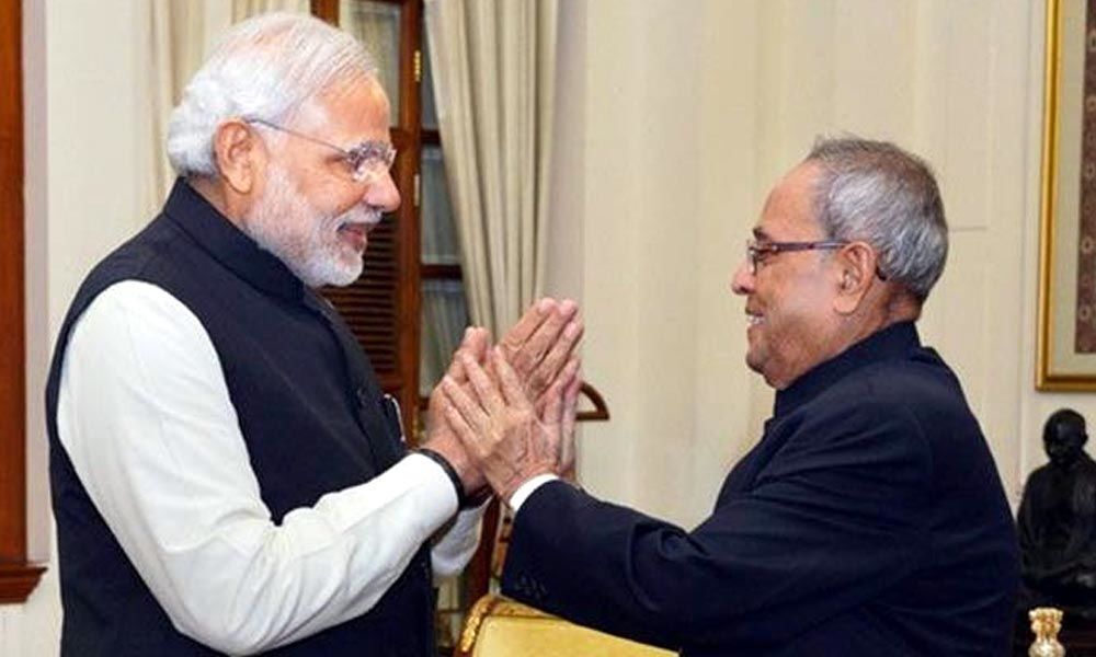 Bharat Ratna for Mukherjee fitting recognition for his service to nation: PM