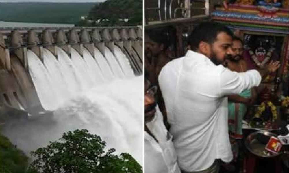 Minister Anil Kumar Yadav to lift Srisailam dam gates