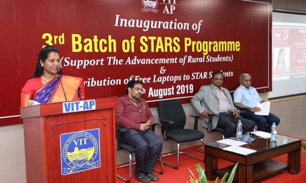 Third batch of STARS starts at VIT: MLA Vundavalli Sreedevi