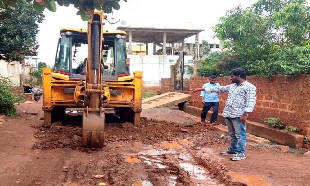 Potholes filled as MLA acts on pleas