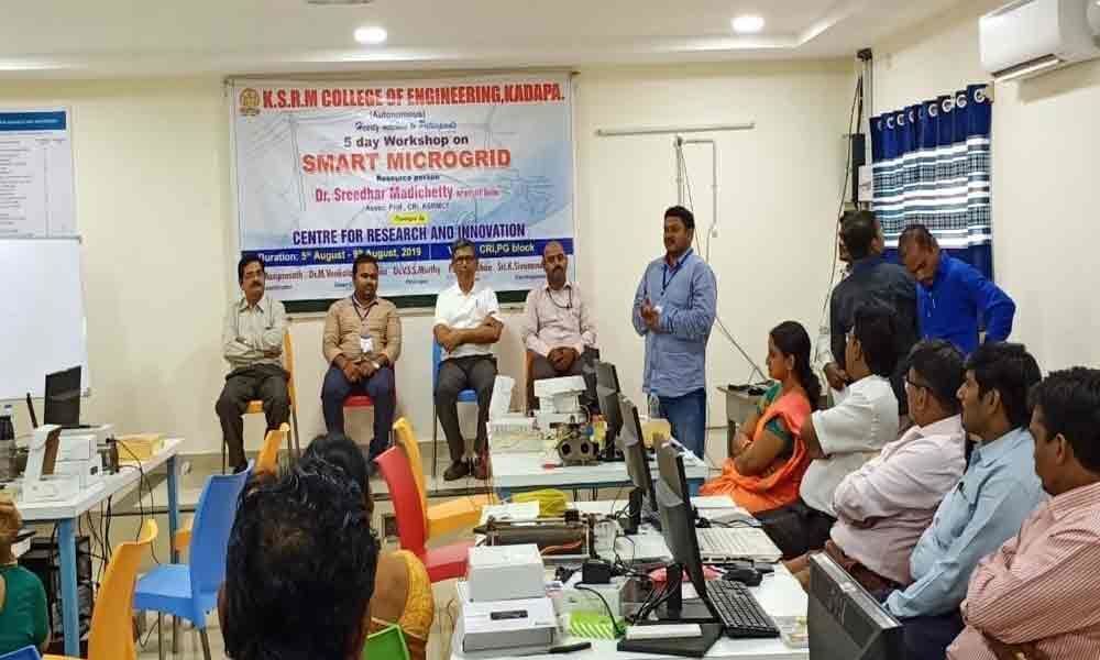 5-day workshop on smart microgrid at KSRMCE concludes