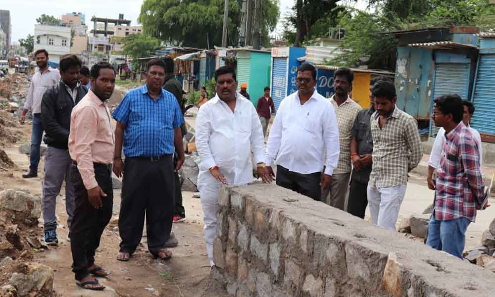 MLA Gudem Mahipal Reddy asks officials to expedite development works