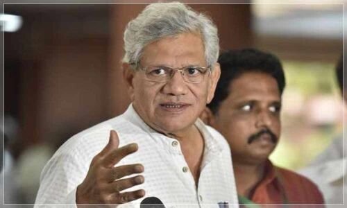 Sitaram Yechury, Raja prevented from entering Srinagar