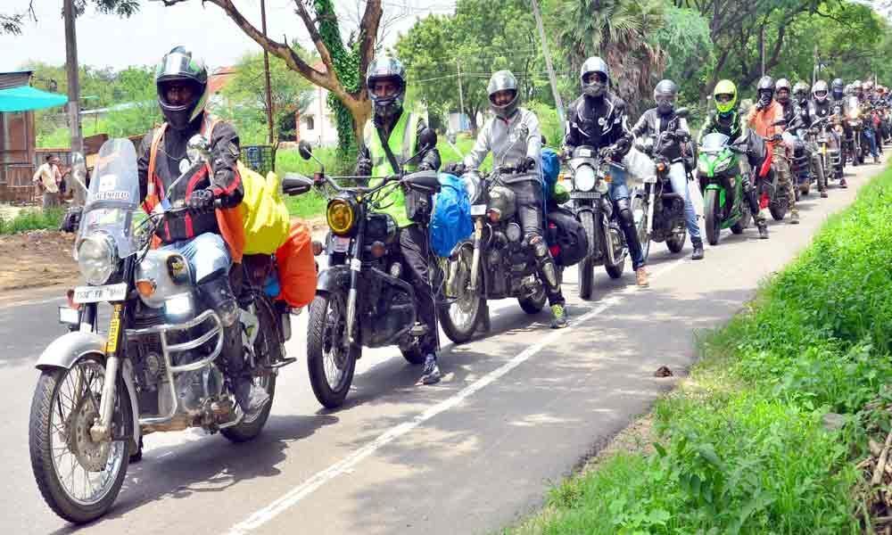 Bikers with a cause in Warangal