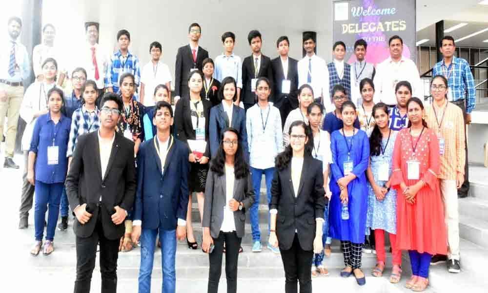 Model UN meet a platform for intelligent students in Warangal