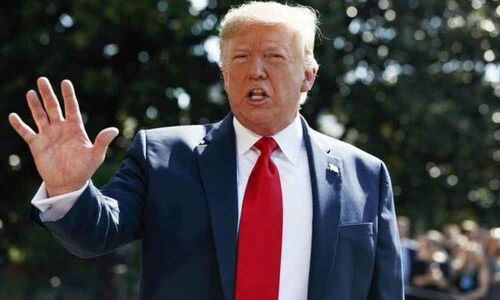 Trump says US and China still talking on trade but not ready for a deal