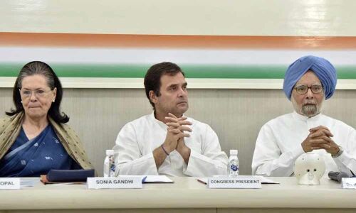 CWC meeting to elect new Congress chief begins