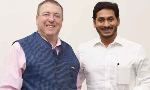 UK Deputy commissioner meets CM YS Jagan
