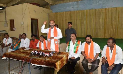Membership drive receiving good response: BJP MP Bandi Sanjay Kumar