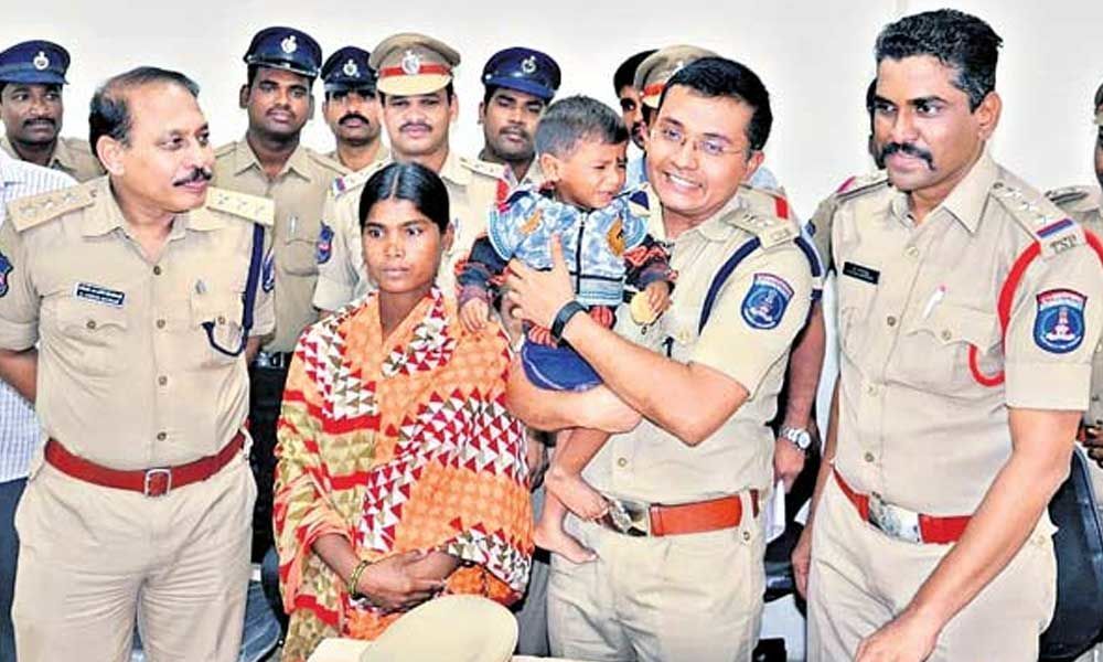 Kidnapped 2-year-old rescued by Hyderabad police
