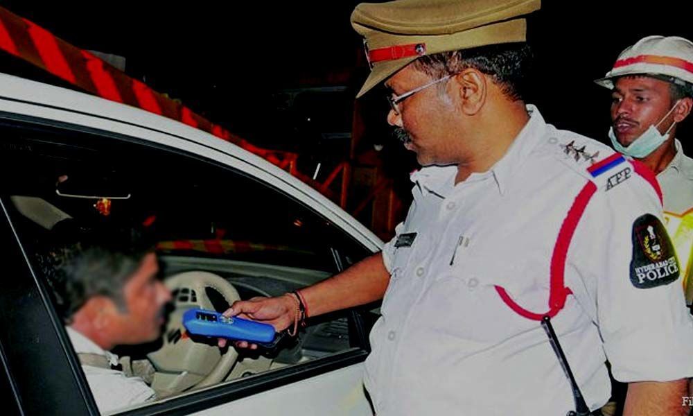 Over 340 Caught In Drunk Driving In Hyderabad