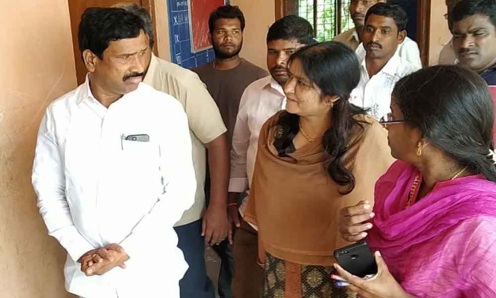 MLA Patnam Narender Reddy calls on ailing students