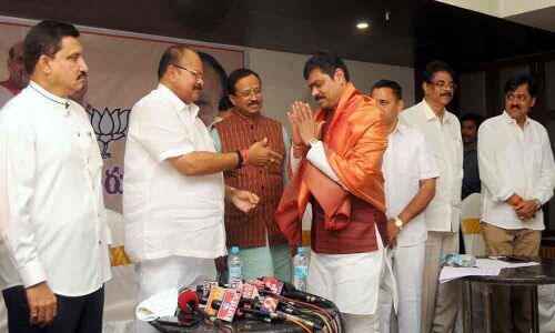 BJP to launch stir against YSRCP misrule