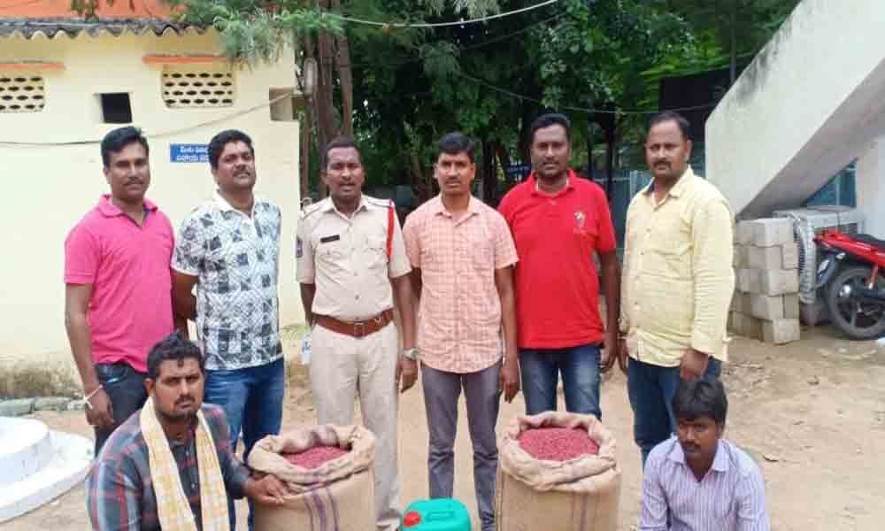Substandard cotton seeds seized, two held in Mancherial