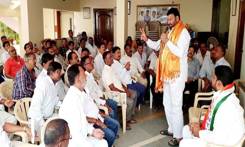 Kuna Srisailam Goud vows to fight for workers rights