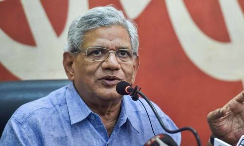 People of Kashmir imprisoned in their own homes: Sitaram Yechury