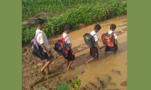 Children tread on tough road for education in Kamareddy