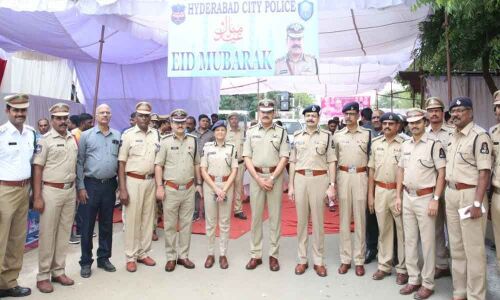 Cops ensure foolproof security for Bakrid