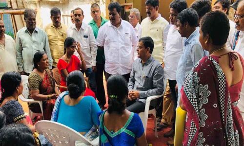 MLA Kaleru Venkatesh assures to solve problems of women