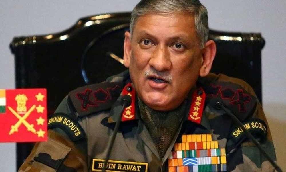 We are alert for any eventuality: Army chief General Bipin Rawat