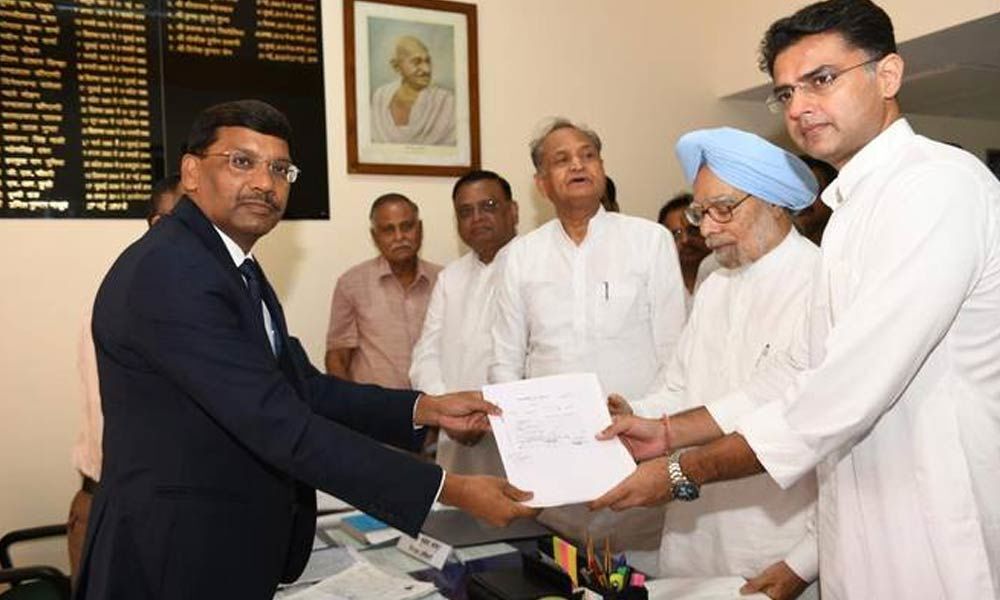 Manmohan Singh nominated for Rajya Sabha seat from Rajasthan