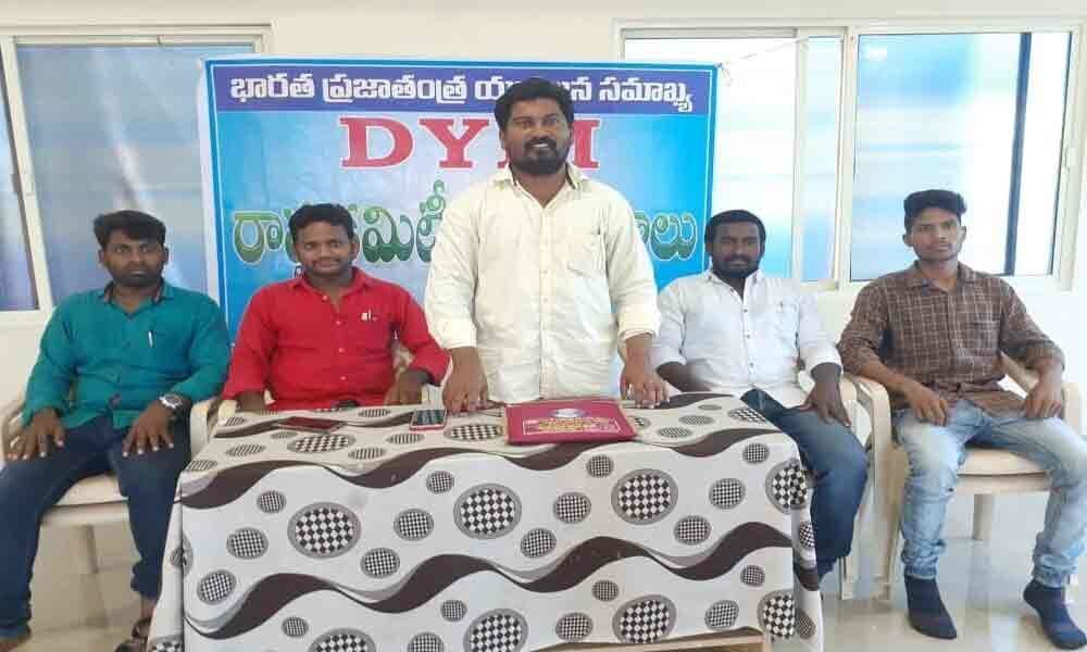 Save Constitution campaign by DYFI on I-Day