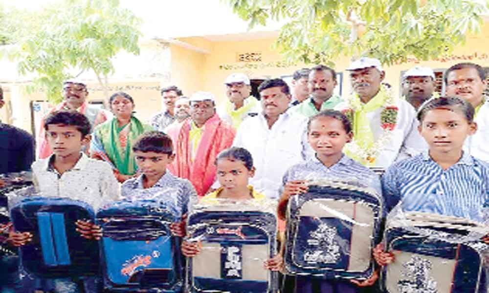 School bags distributed