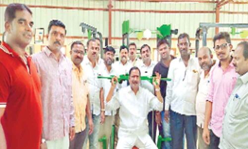 MLA Bethi Subhas inaugurates gym