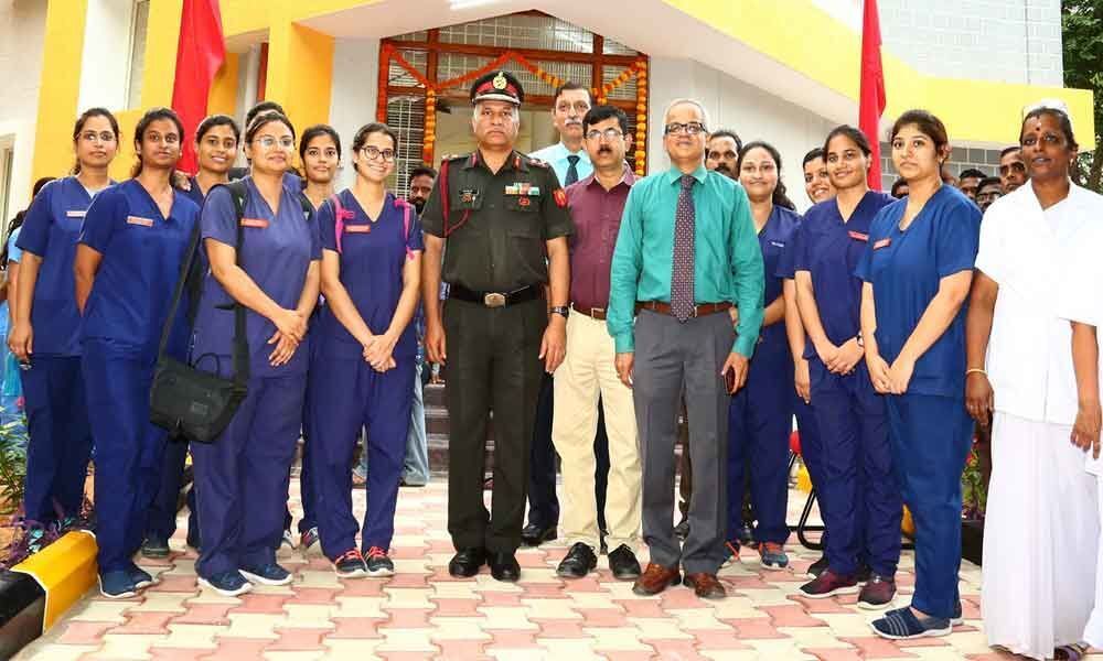 New girls hostel block at Army College of Dental Sciences