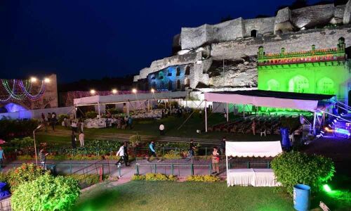 Dana Kishore inspects Independence Day arrangements at Golconda Fort