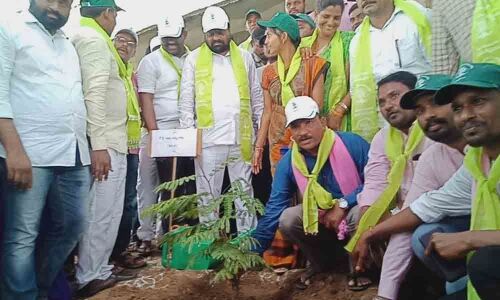 Plant saplings as a responsible citizen: MLA Atram Sakku