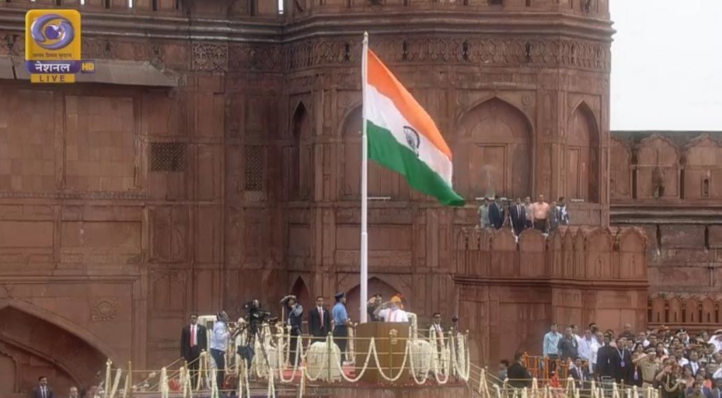 Live Updates: 73rd Independence Day Celebrations 2019 - Modi announces Chief of Defense Staff, Tourism Push, Call on Plastic Ban and many more..