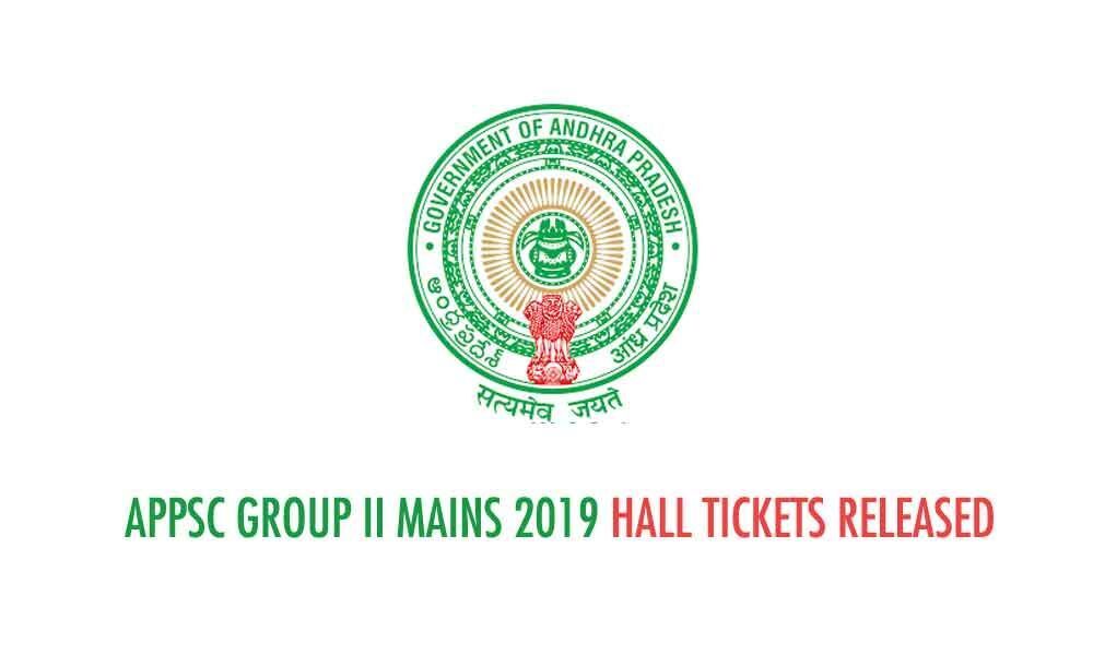 APPSC Group II Mains 2019 hall tickets released