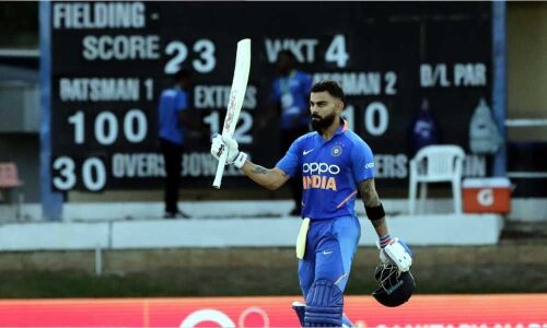Virat Kohli leads India to victory against West Indies, overshadows Gayle swansong
