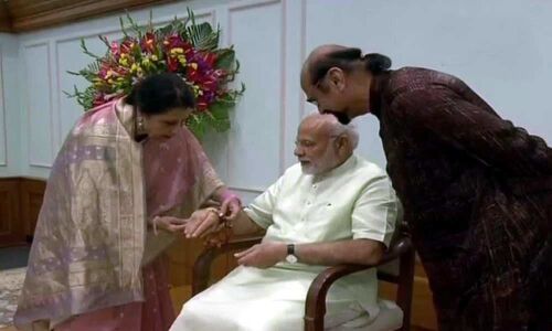 Modis rakhi sister Qamar Mohsin Shaikh wishes him good health, hails triple talaq law